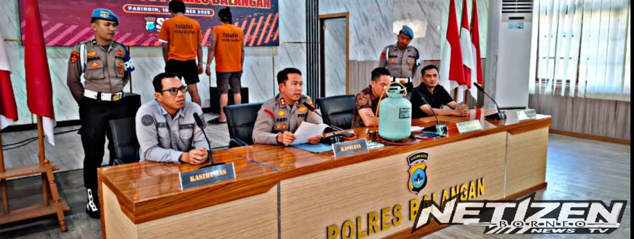 Polres Balangan Tangkap Dua Pelaku Penipuan Rekrutmen Kerja Fiktif PT Jhonlin Baratama